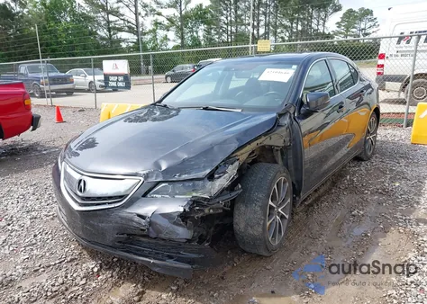 2015 Acura Tlx V6 Tech z USA, uszkodzony, nr VIN 19UUB2F56FA001958